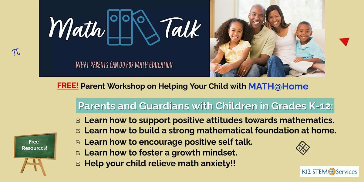Success in Math Can Start at Home, 7 November | Event in Memphis | AllEvents