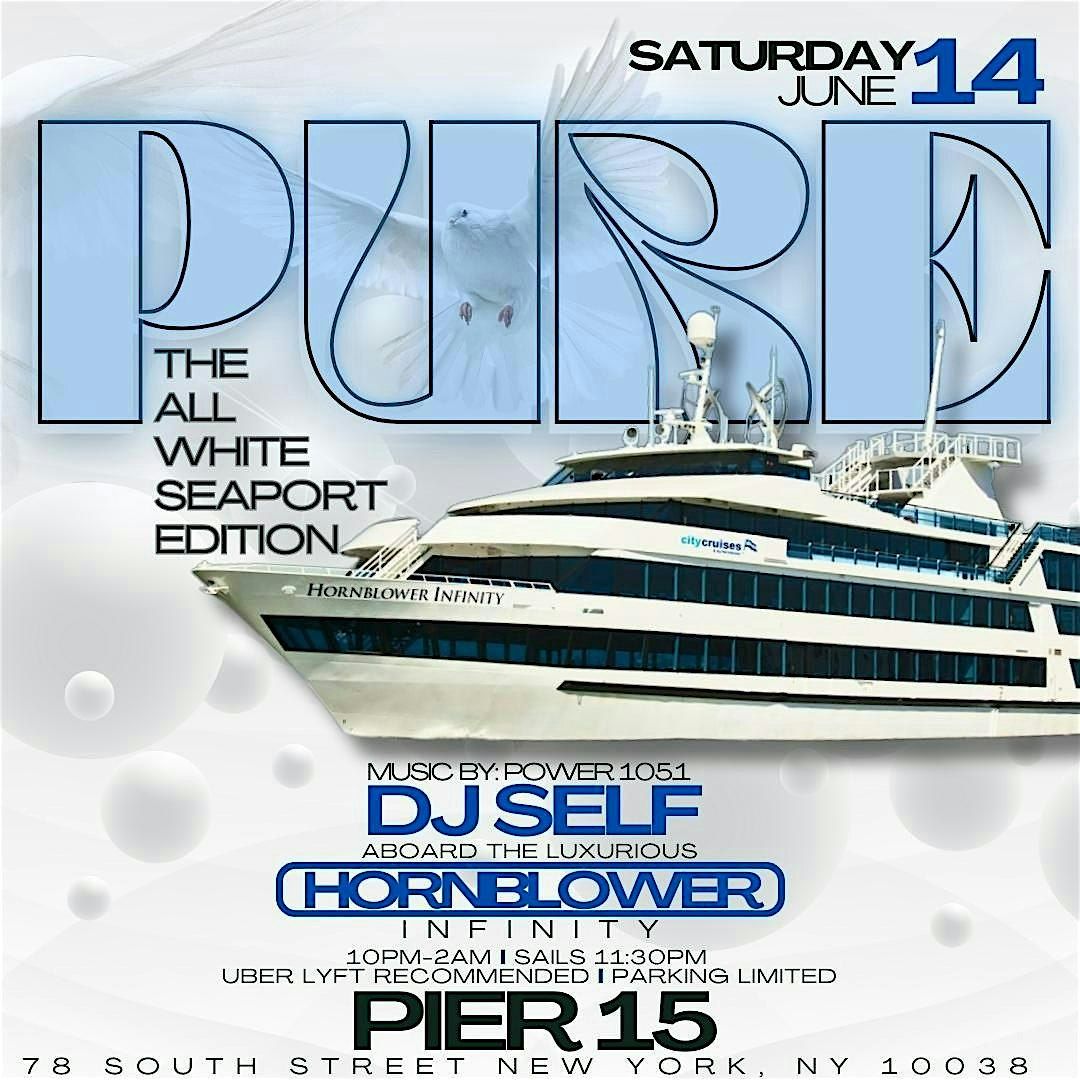 PURE ALL WHITE BOAT RIDE SEAPORT EDITION, 14 June | Event in New York | AllEvents