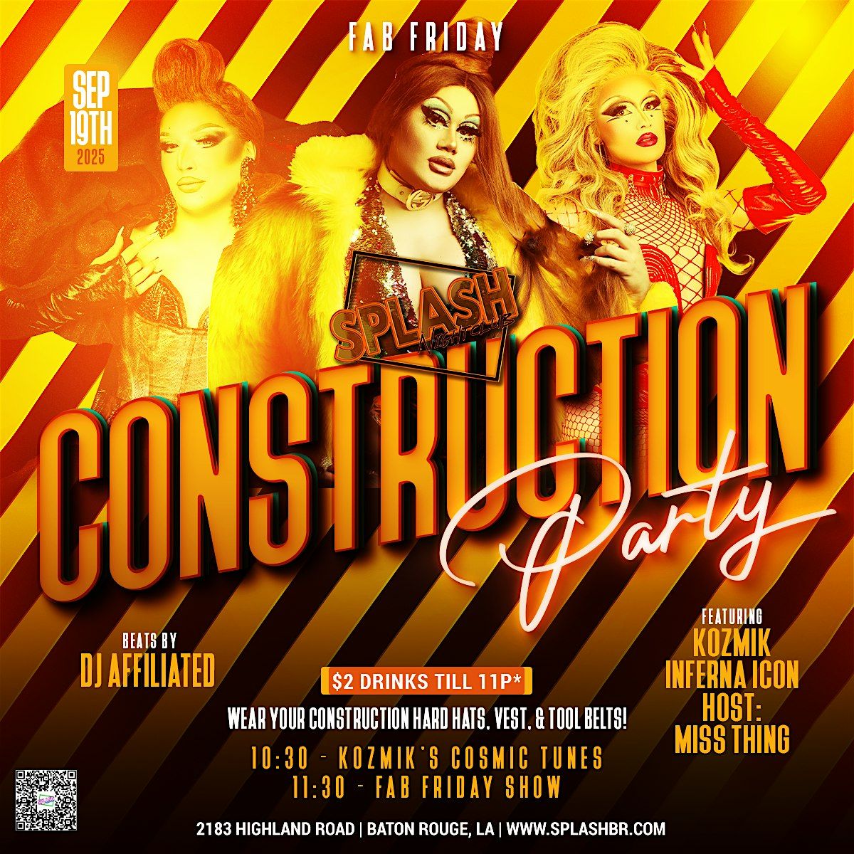 Construction Party - Fab Friday, 19 September | Event in Baton Rouge | AllEvents