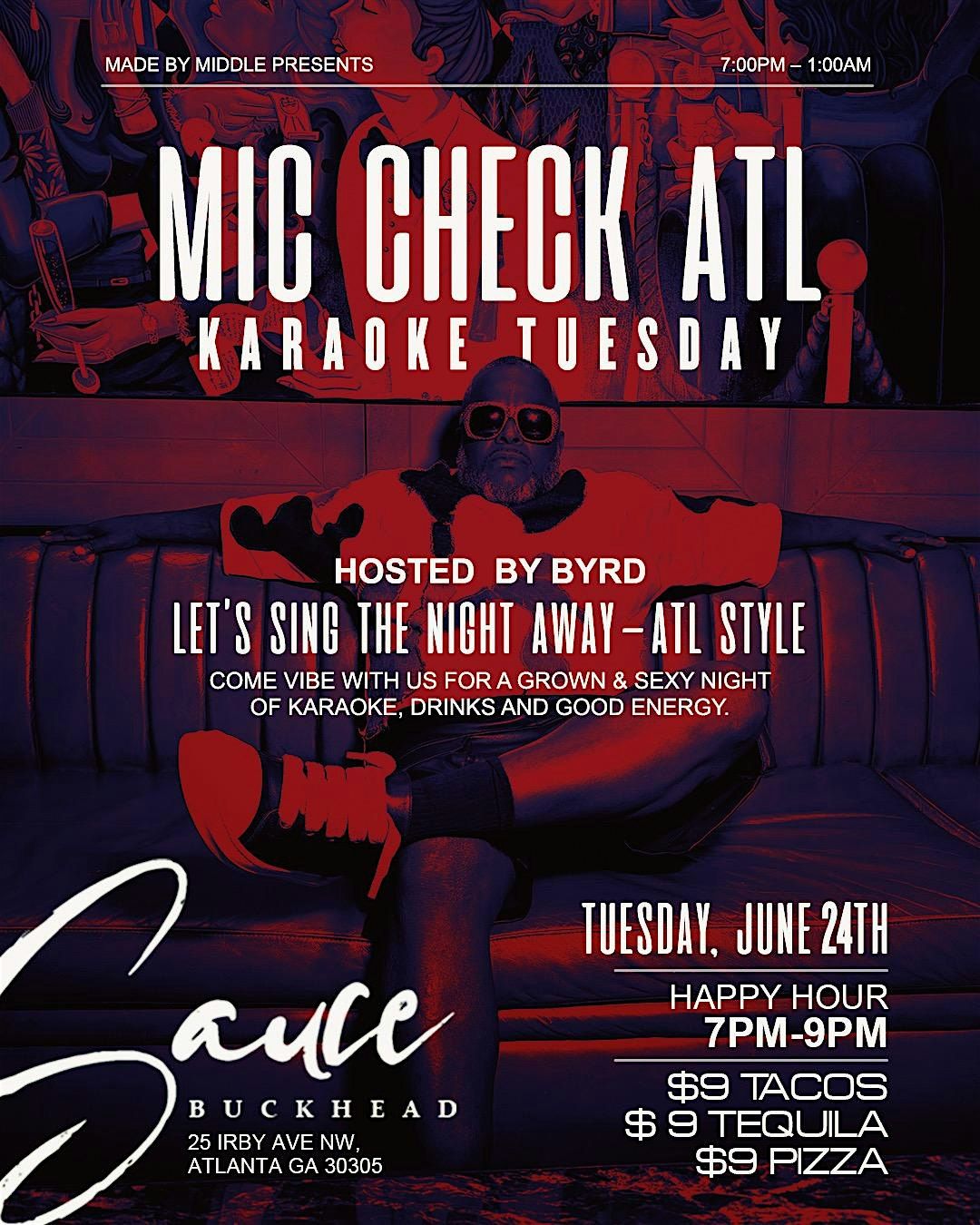 Mic Check ATL, 13 August | Event in Atlanta | AllEvents