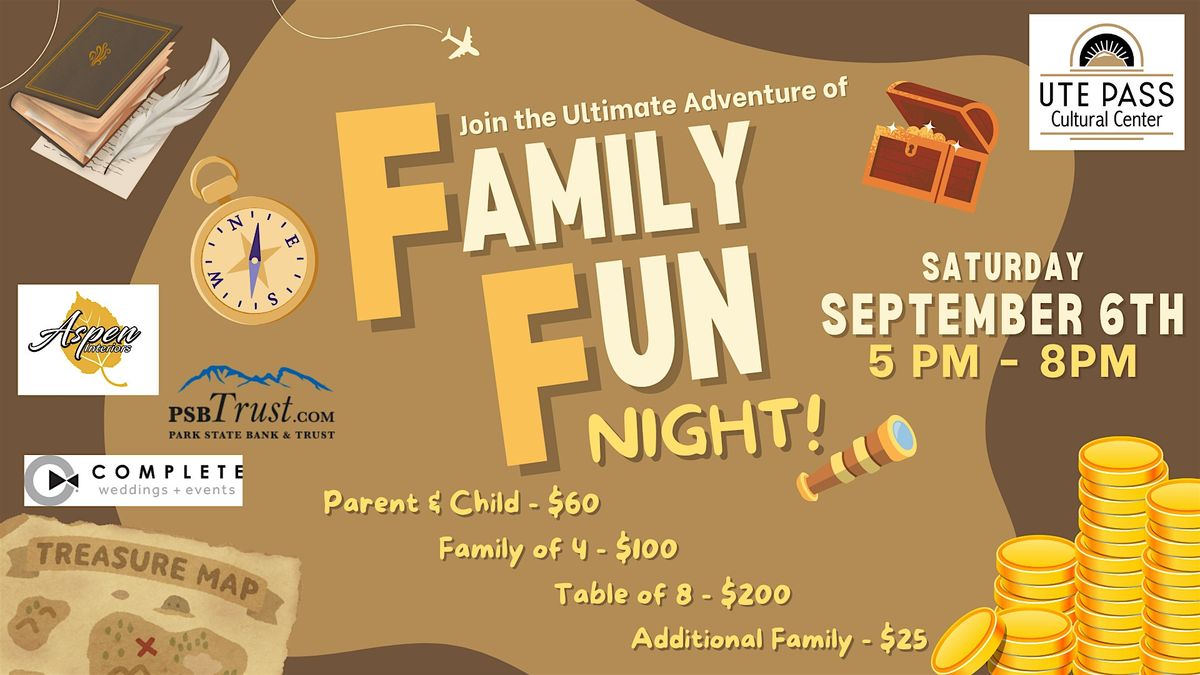 Family Fun Night, 6 September | Event in Woodland Park | AllEvents