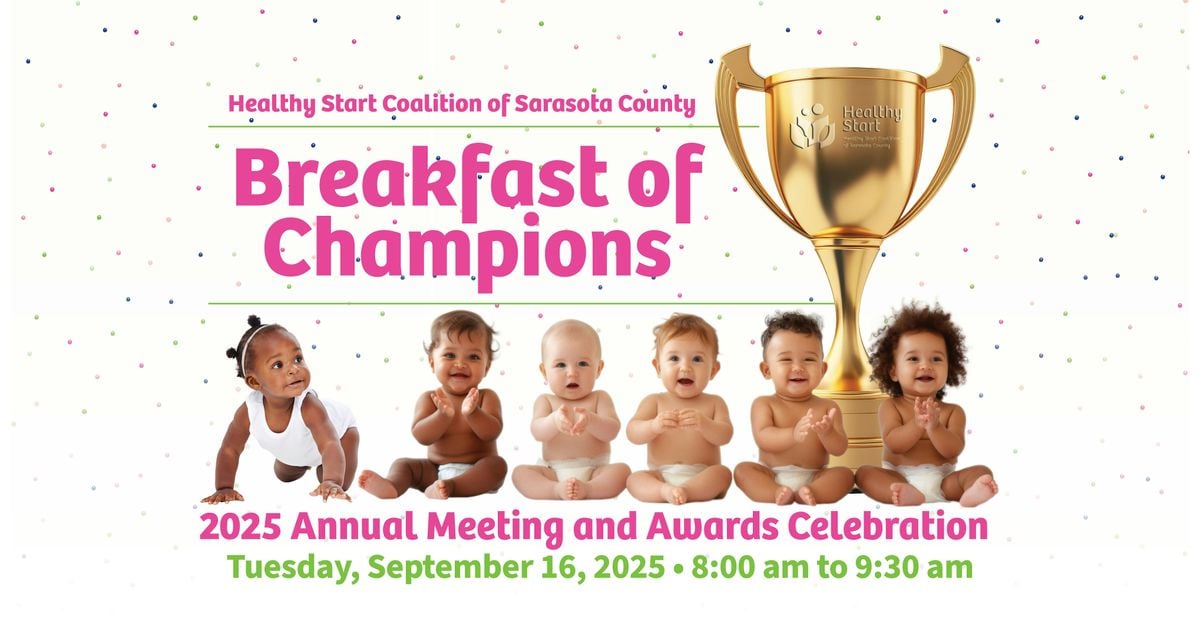 Breakfast of Champions 2025 - Healthy Start Coalition Annual Meeting, 16 September | Event in Sarasota | AllEvents