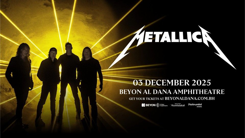 Metallica at Beyon Al Dana Amphitheatre, Bahrain, 3 December | Event in Awali | AllEvents