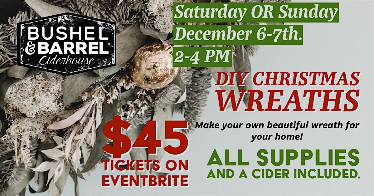 Wreath Making Workshop, 6 December | Event in Poulsbo | AllEvents