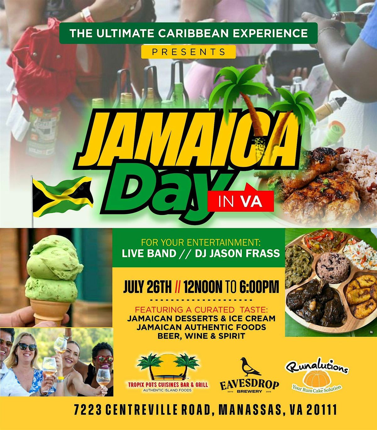The Ultimate Caribbean Experience "Jamaica Day in VA", 26 July | Event in Manassas | AllEvents