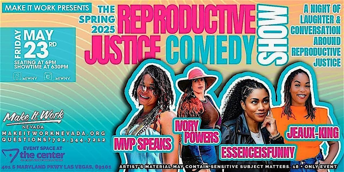 The Reproductive Justice Comedy Show! | Event in Las Vegas | AllEvents