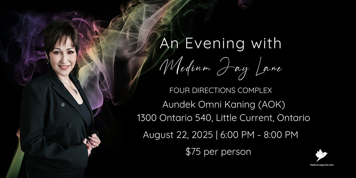 An Evening with Medium Jay Lane - Little Current, 22 August | Event in Little Current | AllEvents