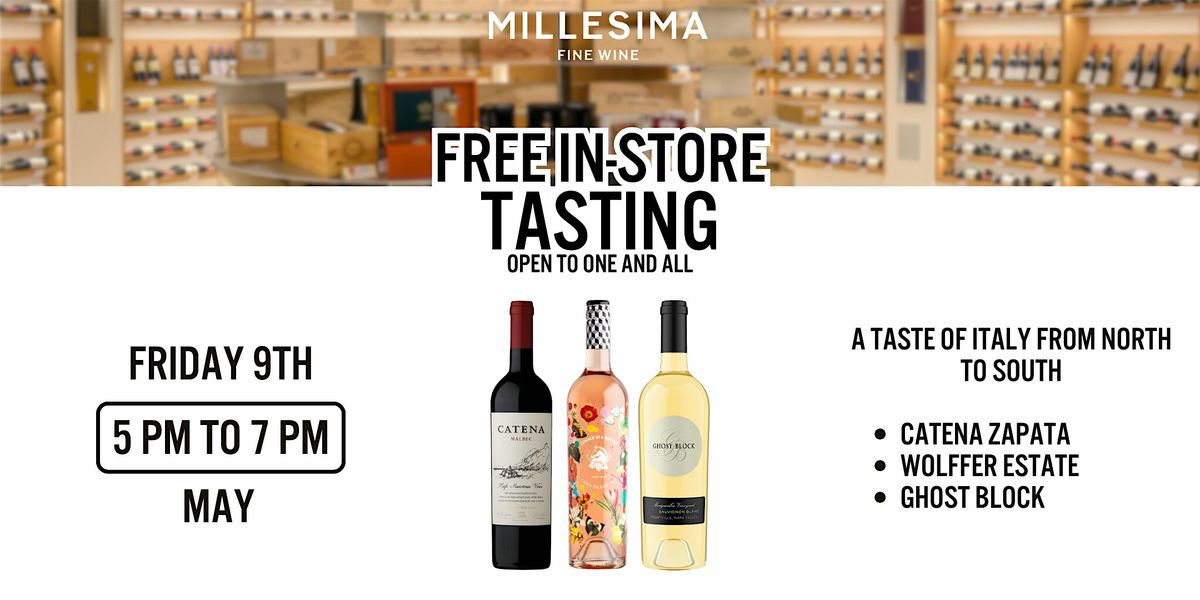 Free Wine Tasting - Malbec, Rosé & Sauvignon Blanc, 9 May | Event in New York | AllEvents
