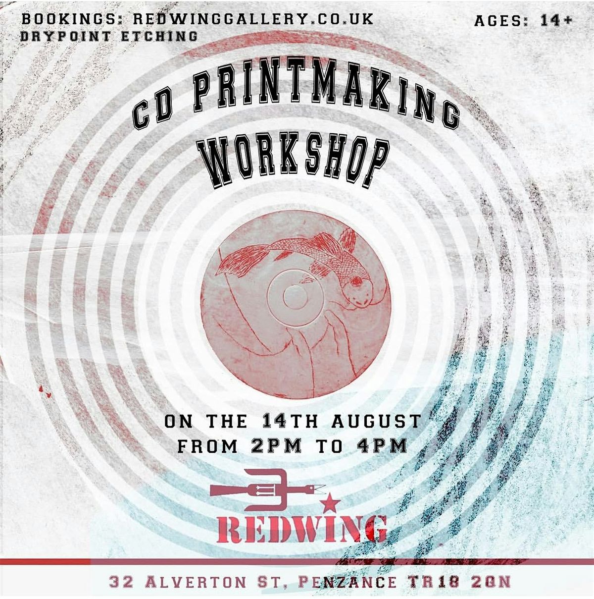 CD Printmaking Workshop, 14 August | Event in Penzance | AllEvents