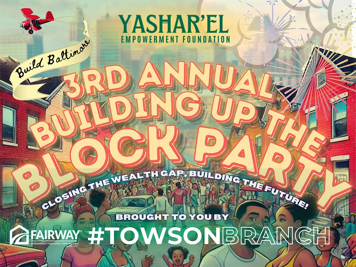 Building Up The Block Party, 18 October | Event in Baltimore | AllEvents
