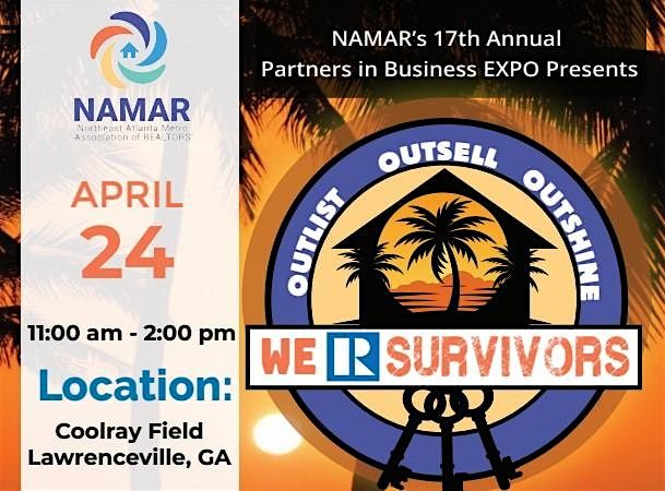 NAMAR's 17th Annual Partners in Business EXPO, 24 April | Event in Lawrenceville | AllEvents