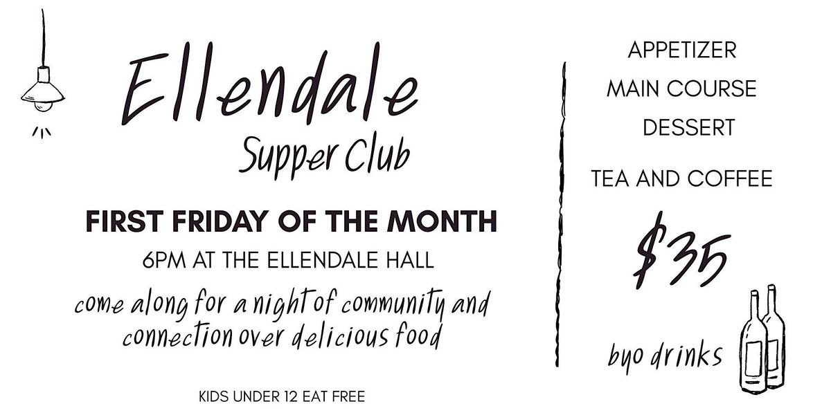 Ellendale June Supper Club, 6 June | Event in Ellendale | AllEvents