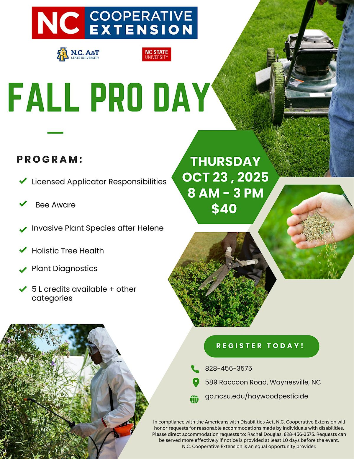 Fall Pro Day, 23 October | Event in Waynesville | AllEvents