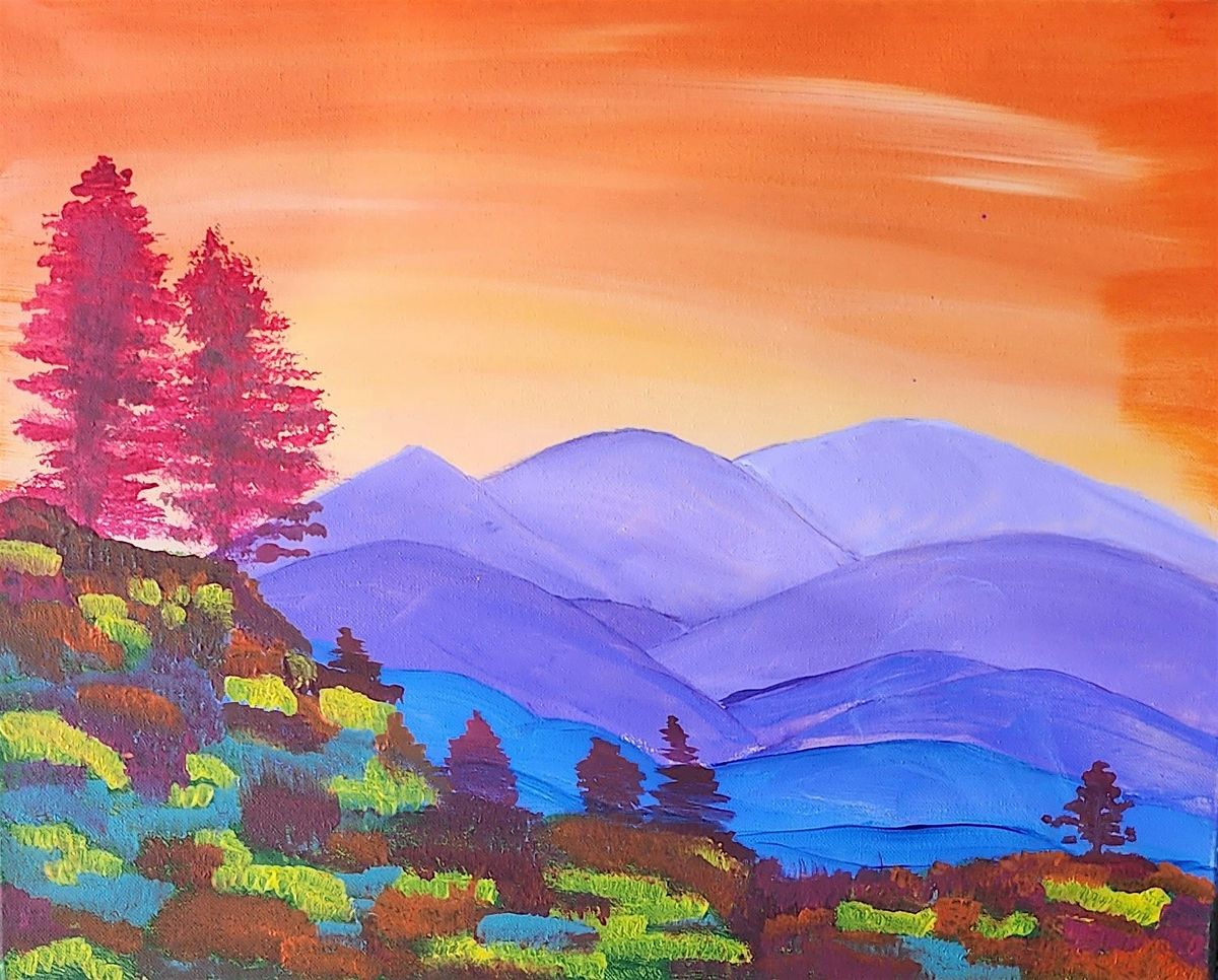 Artistic Escapes: Unwind with a Mountain View Paint and Sip Adventure, 21 August | Event in Roseville | AllEvents