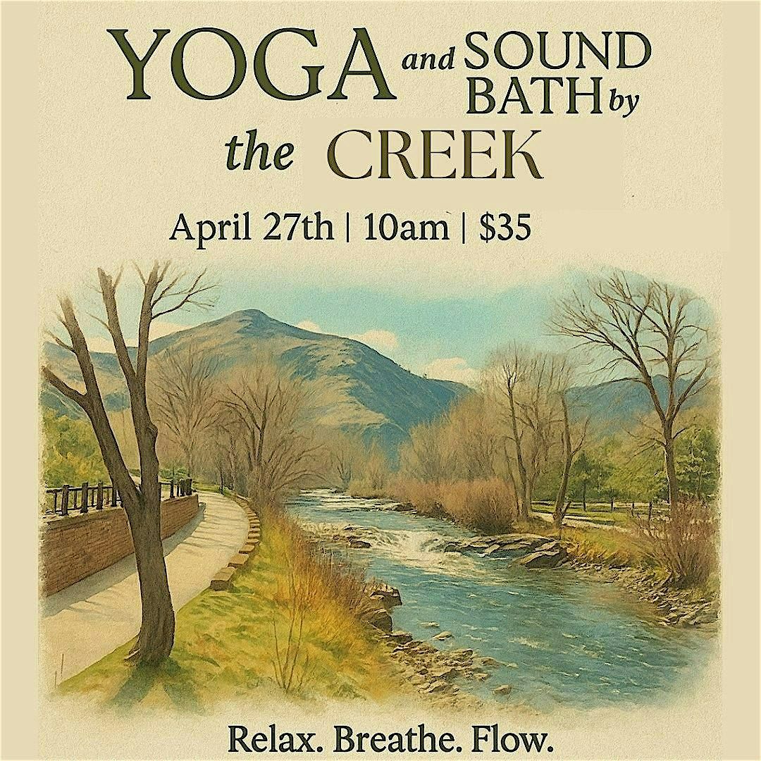 June: Yoga and Sound Bath by the Creek, 22 June | Event in Golden | AllEvents