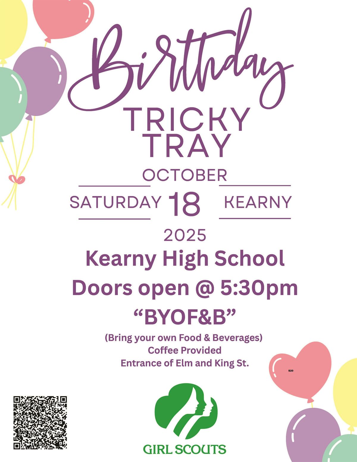 Troop 2771 Tricky Tray, 18 October | Event in Kearny | AllEvents