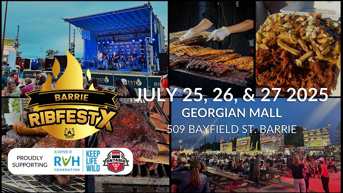 BARRIE RIBFEST 2025, 25 July | Event in Barrie | AllEvents