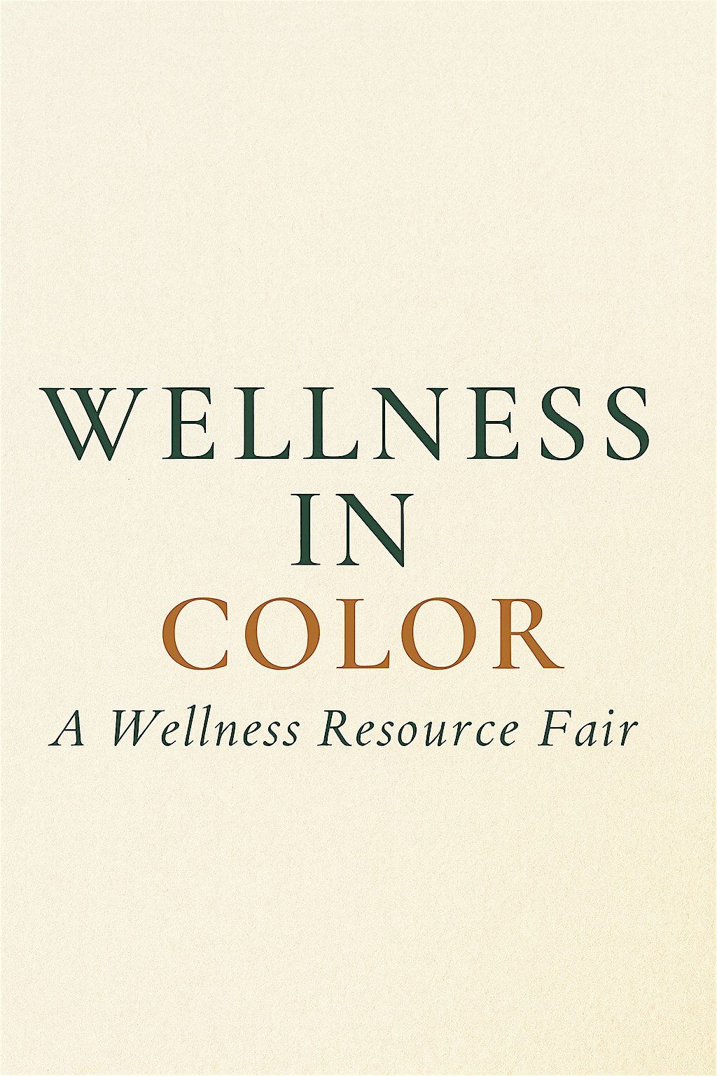 Wellness in Color: A Wellness Resource Fair, 6 September | Event in Hartford | AllEvents