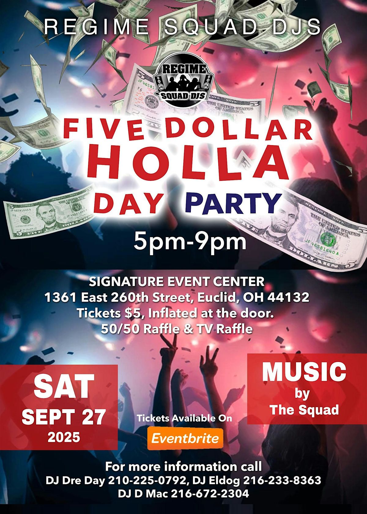 Five Dollar Holla Day Party, 27 September | Event in Euclid | AllEvents