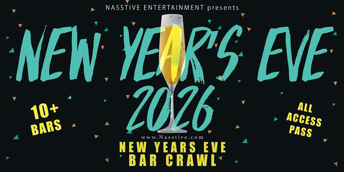 New Years Eve Raleigh NYE Bar Crawl - All Access Party Pass to 10+ Venues, 31 December | Event in Raleigh
