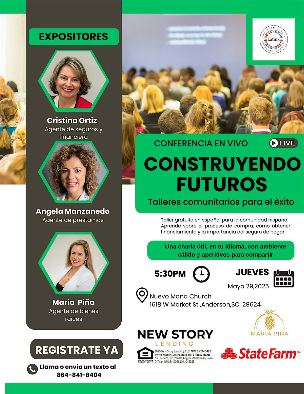 Construyendo Futuros, 29 May | Event in Anderson | AllEvents