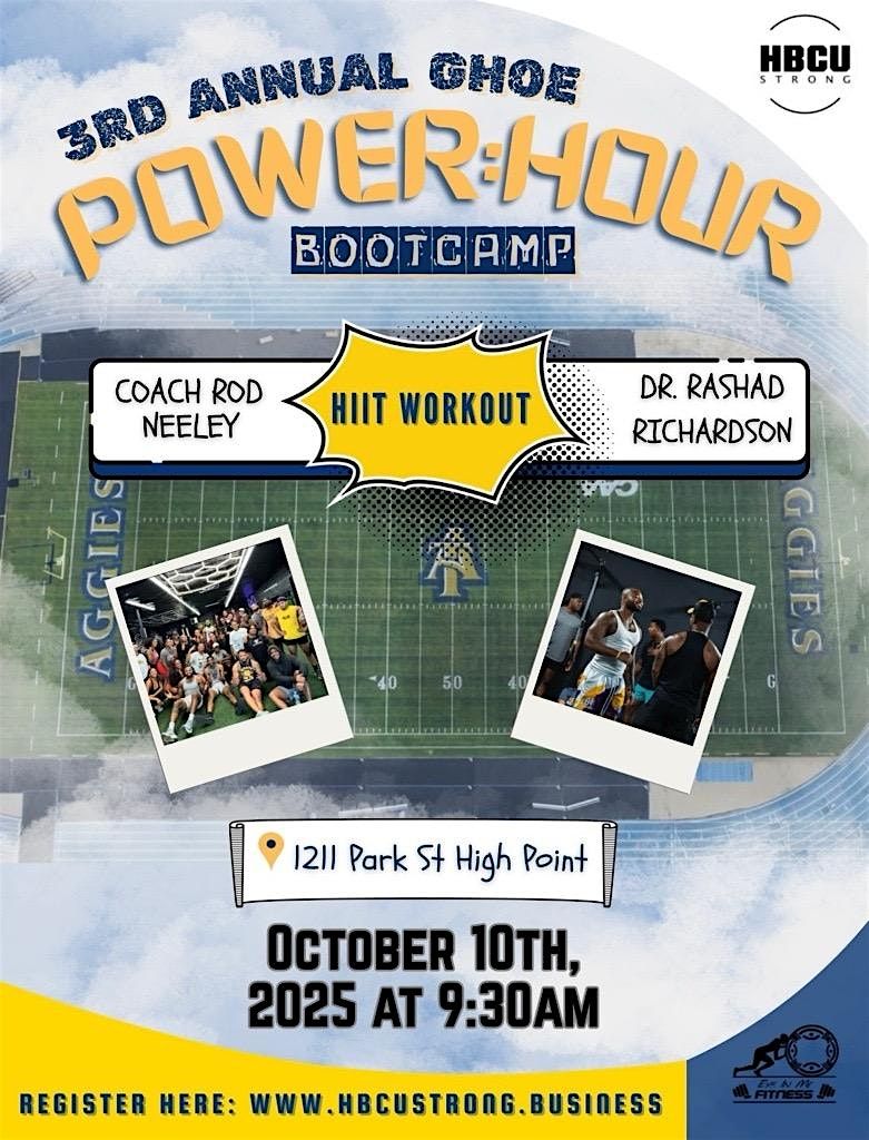 GHOE Power Hour Boot Camp, 10 October | Event in High Point | AllEvents