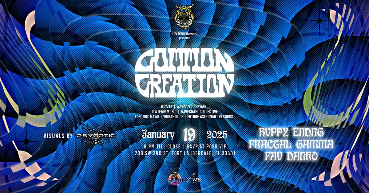 LYTWRK Records presents Common Creation, 5 June | Event in Fort Lauderdale | AllEvents