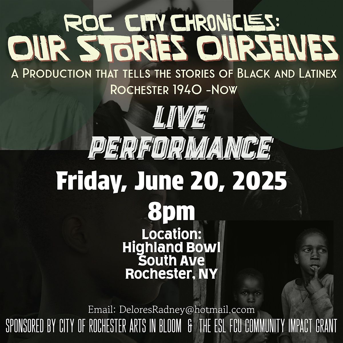 ROC City Chronicles: Our Stories, Ourselves, 20 June | Event in Rochester | AllEvents