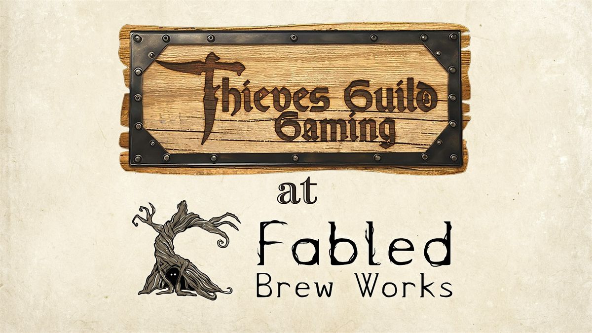 Game Night with Thieves Guild Gaming at Fabled Brew Works, 25 August | Event in Erlanger | AllEvents