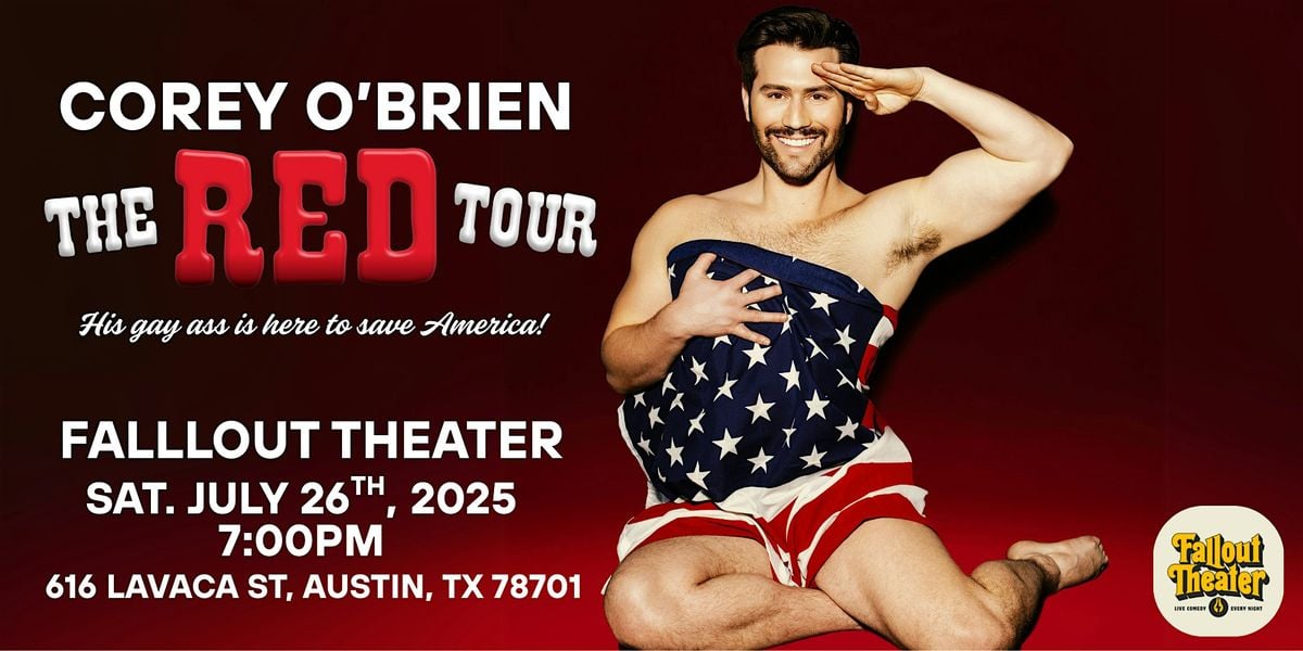 Corey O'Brien's "The Red Tour", 26 July | Event in Austin | AllEvents