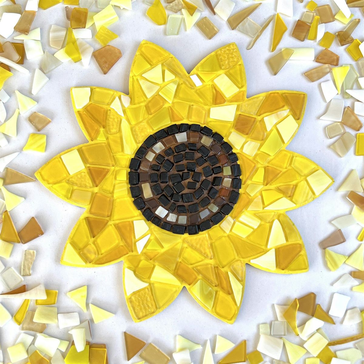 Sunflower glass mosaic class at The Vineyard at Hershey, 20 July | Event in Middletown | AllEvents