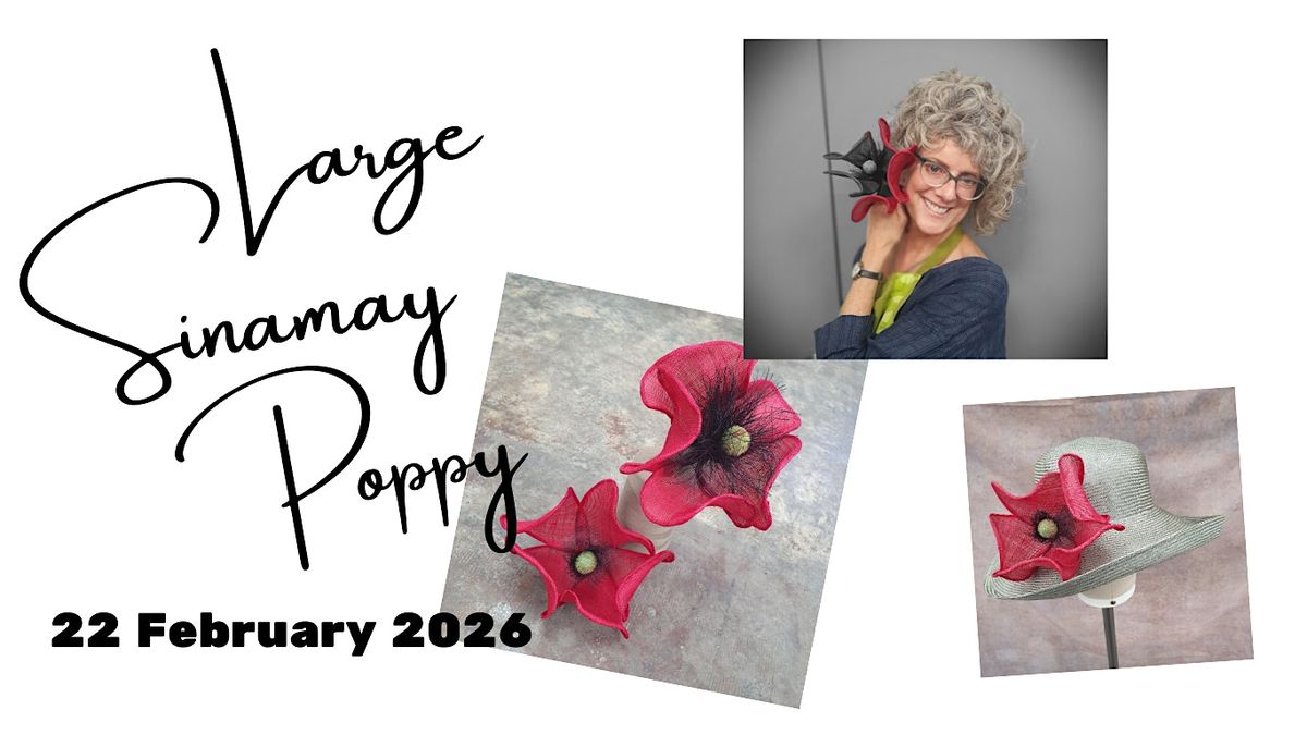 Large Sinamay Poppy Workshop, 22 February | Event in Seattle | AllEvents