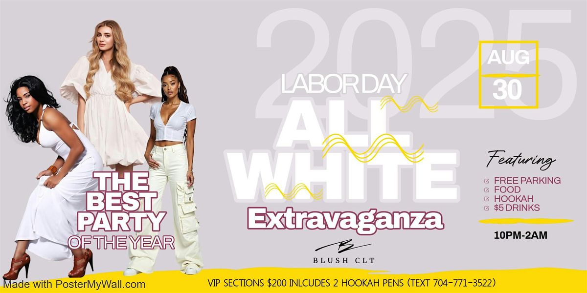 Labor Day All White Extravaganza, 30 August | Event in Charlotte | AllEvents
