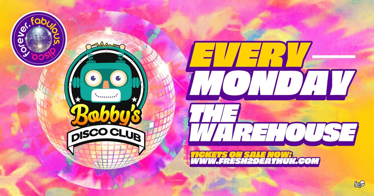 Bobby's Disco Club | Relaunch at The Warehouse, 15 September | Event in Leeds | AllEvents