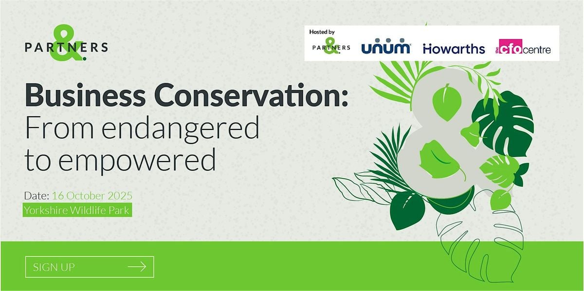 Business Conservation: From Endangered to Empowered, 16 October | Event in Doncaster | AllEvents