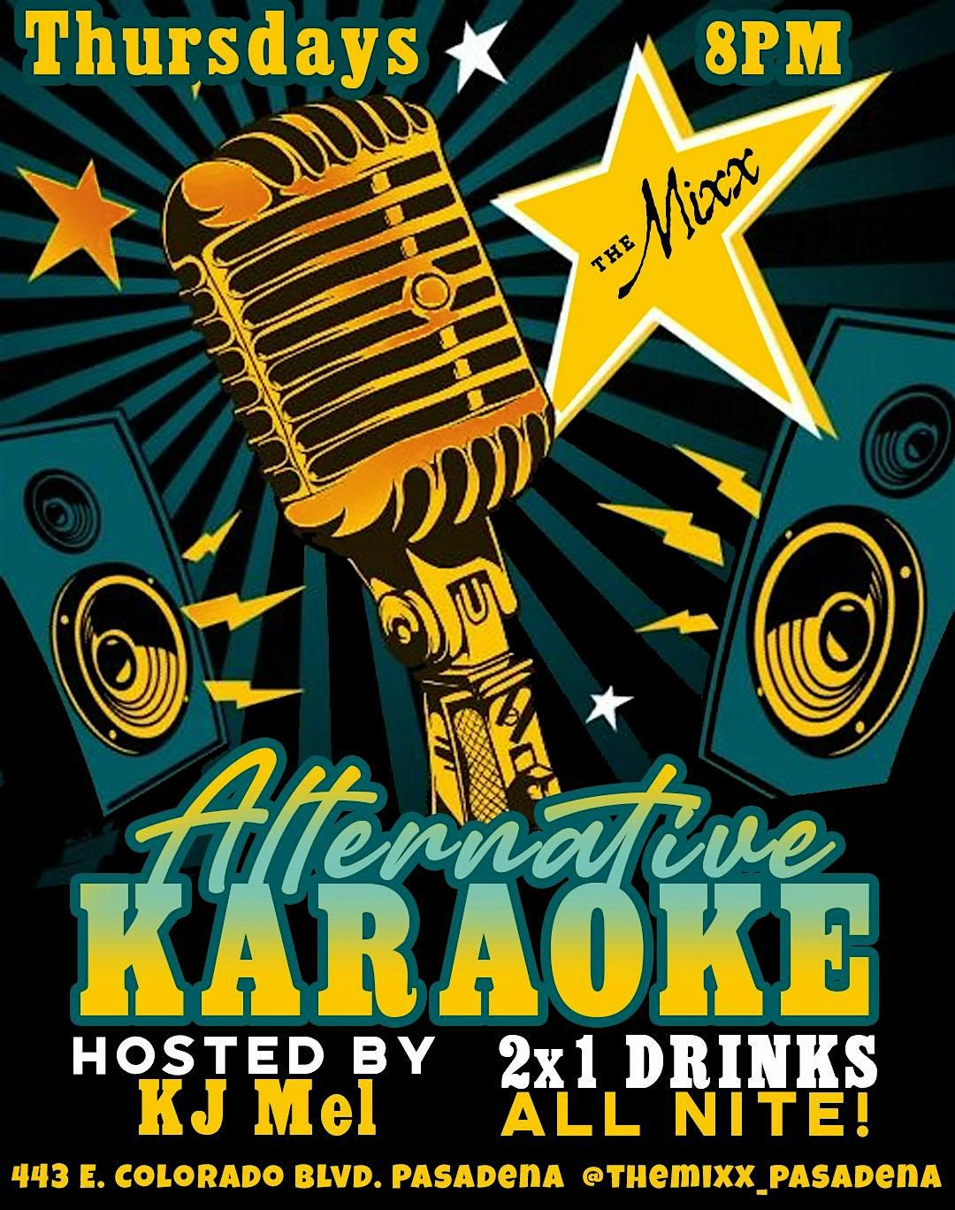 ALTERNATIVE MUSIC KARAOKE & HAPPY HOURS, 24 July | Event in Pasadena | AllEvents