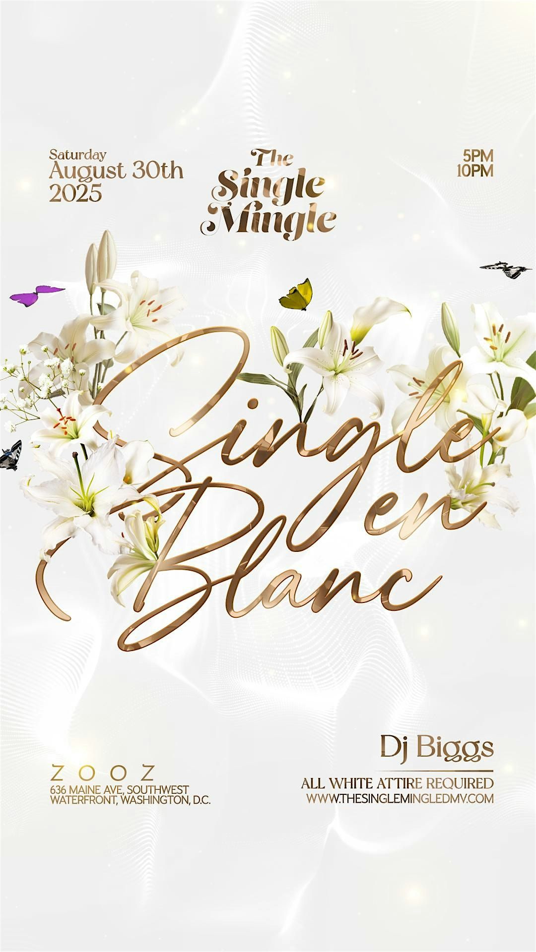 Single en Blanc, 30 August | Event in Washington | AllEvents