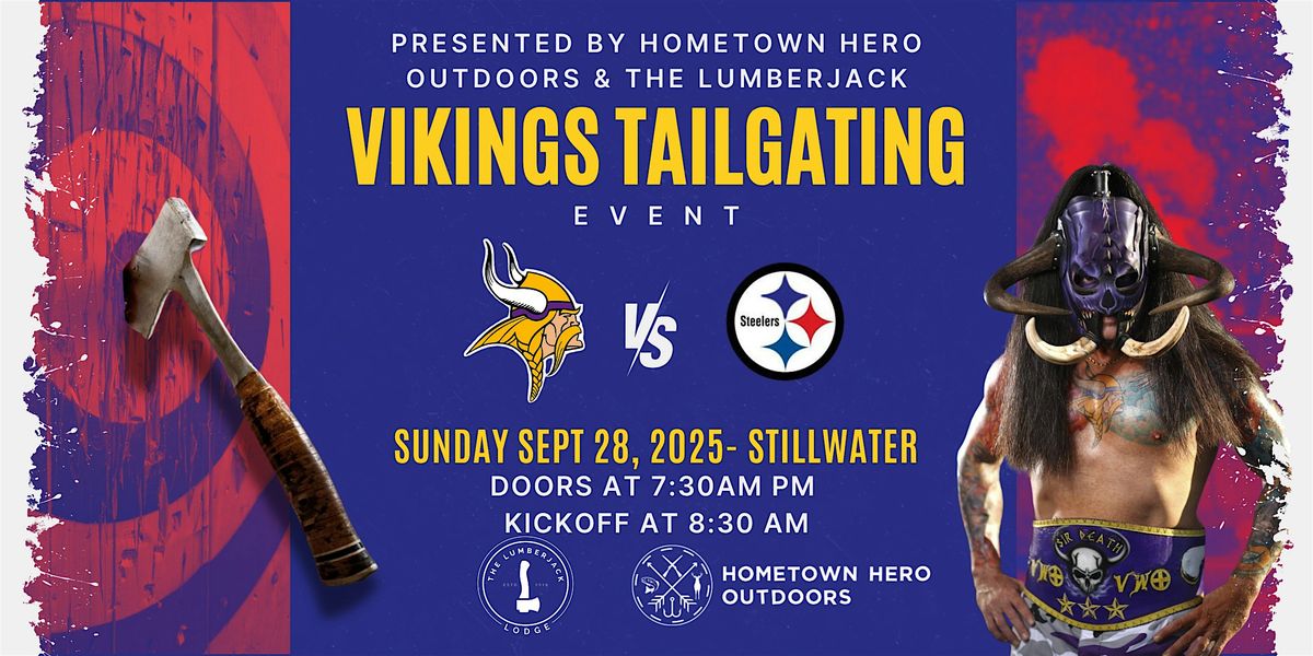 Tailgate for a Cause – Vikings vs. Steelers Tailgate, 28 September | Event in Stillwater | AllEvents