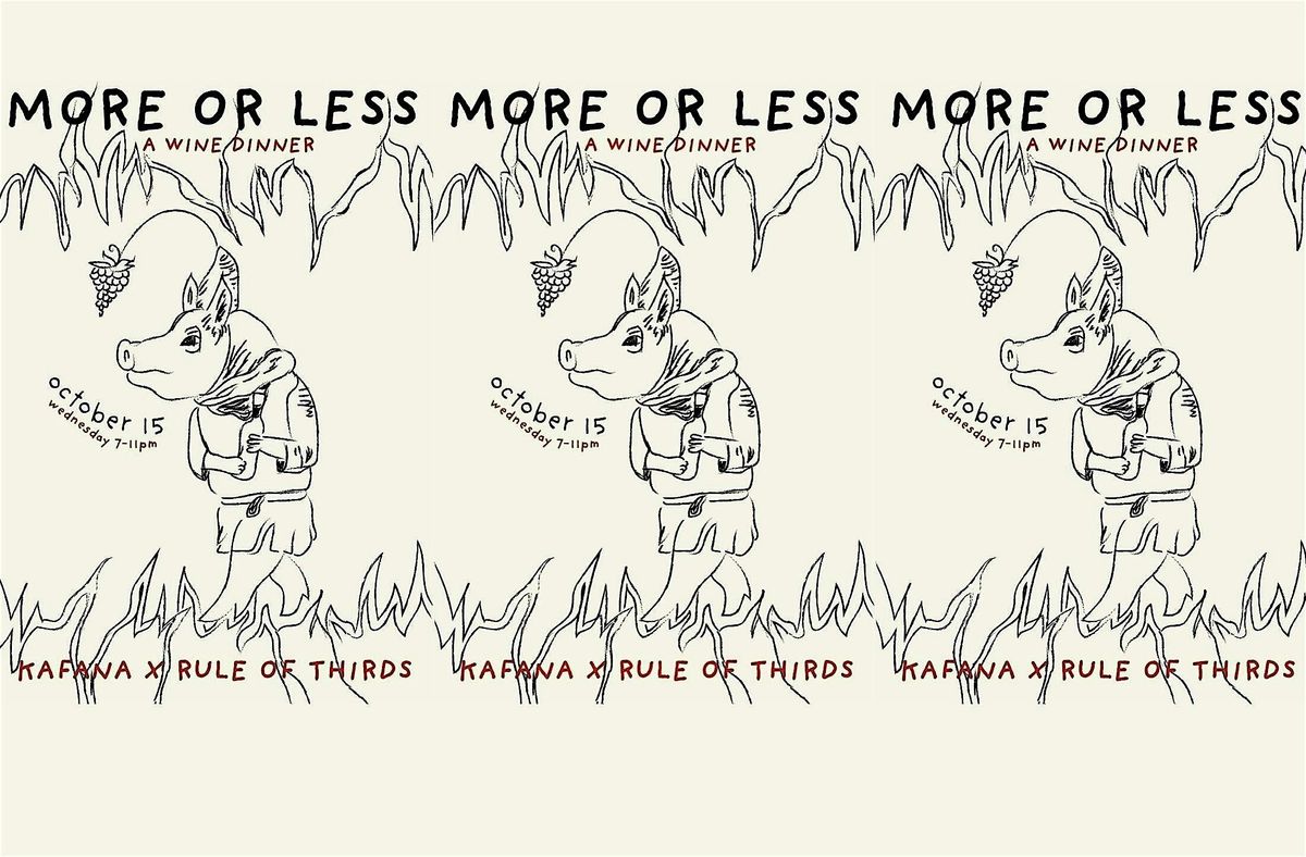 Zev Rovine Selections: More or Less... A Wine Dinner, 15 October | Event in Brooklyn | AllEvents