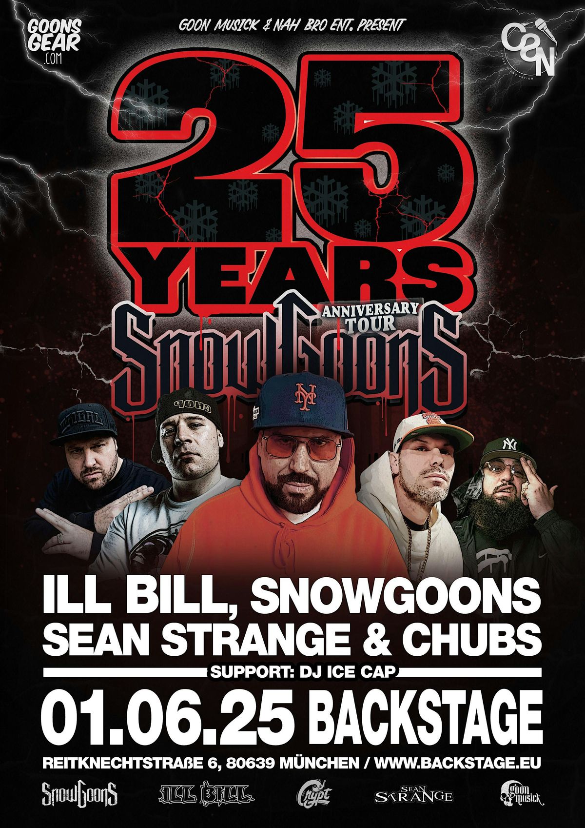 ILL BILL, SNOWGOONS, SEAN STRANGE & CHUBS, 1 June | Event in Munich | AllEvents
