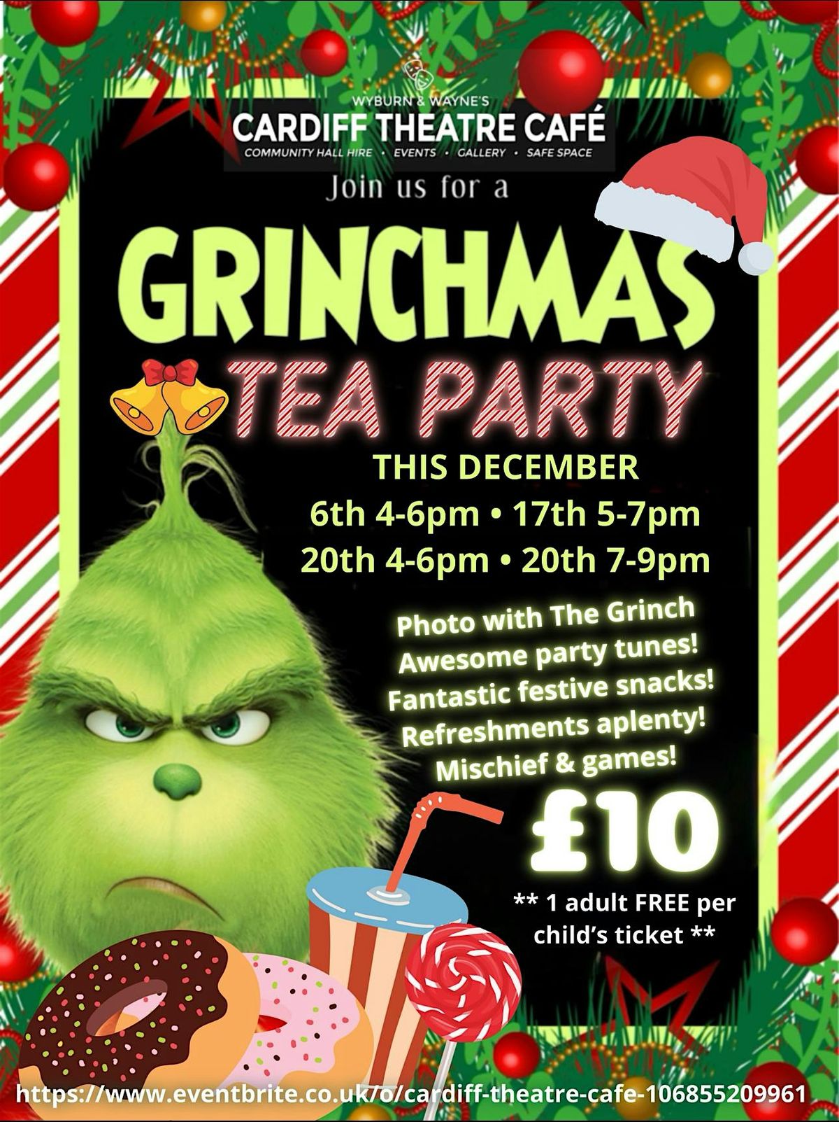 A GRINCHMAS TEA PARTY (3), 20 December | Event in Cardiff | AllEvents