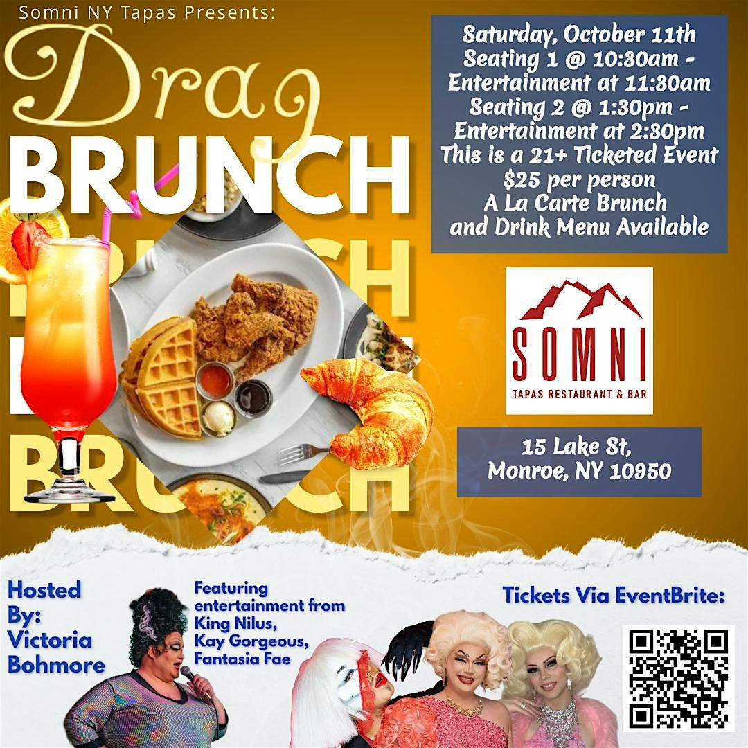Drag Brunch on October 11th in Monroe, NY, 11 October | Event in Monroe | AllEvents