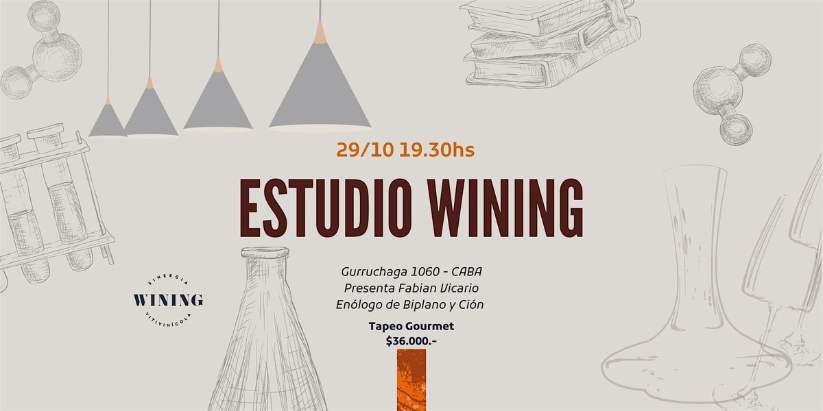 ESTUDIO WINING, 29 October | Event in Villa Crespo | AllEvents