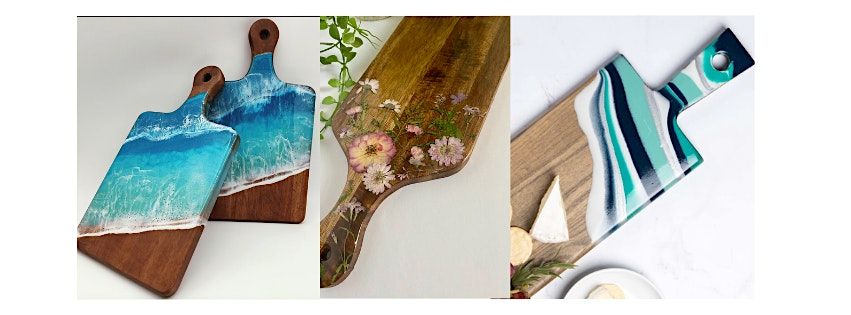 Make Your Own Floral, Ocean-Themed, or Geode Charcuterie/Cutting Board, 27 July | Event in Granville | AllEvents