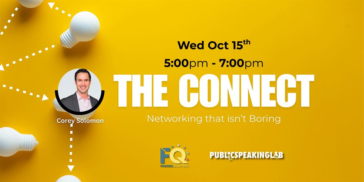 The Connect: Networking that Isn't Boring, 15 October | Event in Vancouver | AllEvents
