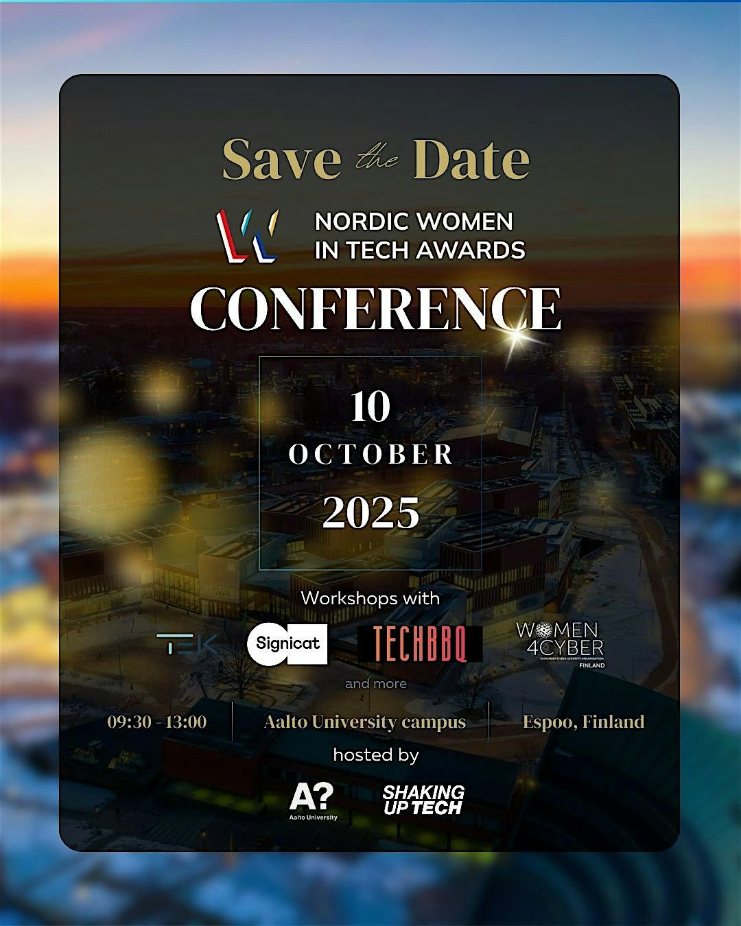 Nordic Women in Tech Awards 2025 Conference, 10 October | Event in Espoo | AllEvents