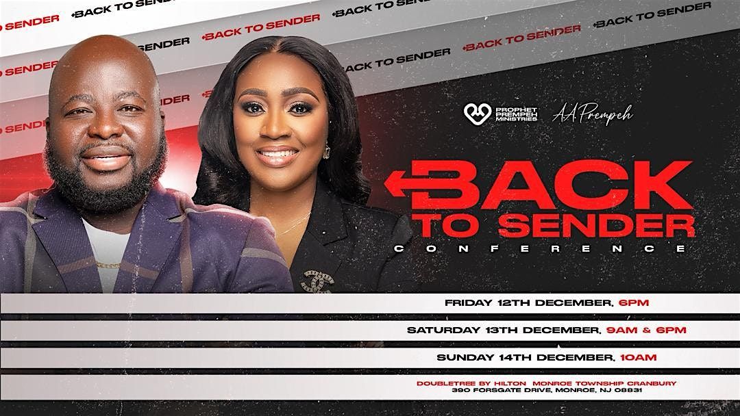 BACK TO SENDER, 12 December | Event in Monroe Township | AllEvents