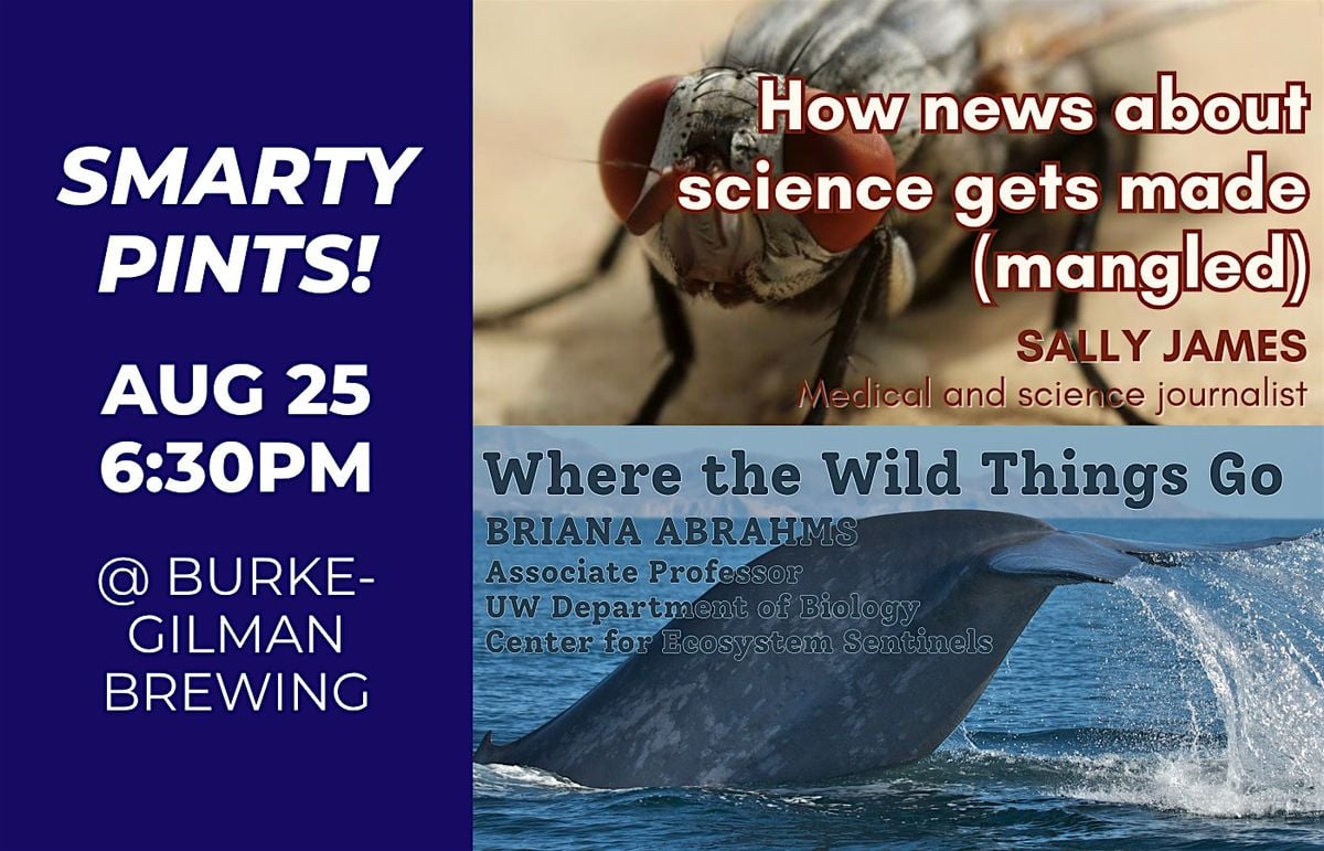 Smarty Pints! Science in the Media; Carnivores, Whales, & Conservation, 25 August | Event in Seattle | AllEvents