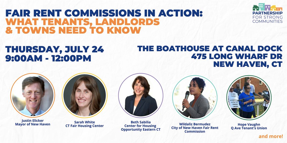 Fair Rent Commissions in Action, 24 July | Event in New Haven | AllEvents