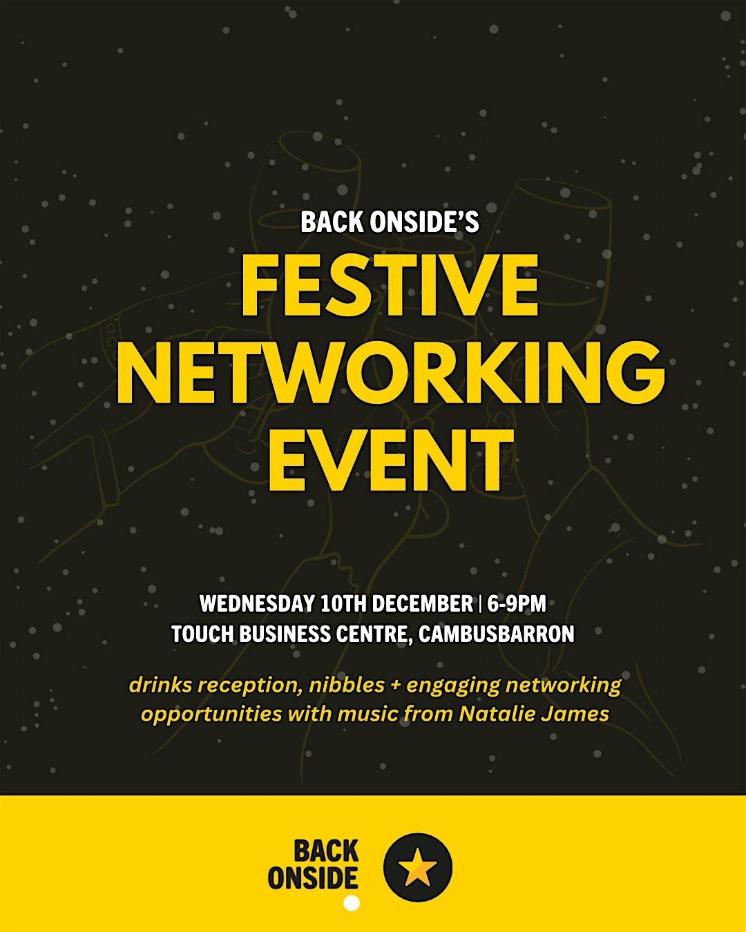 Back Onside Festive Networking Event, 10 December | Event in Stirling | AllEvents